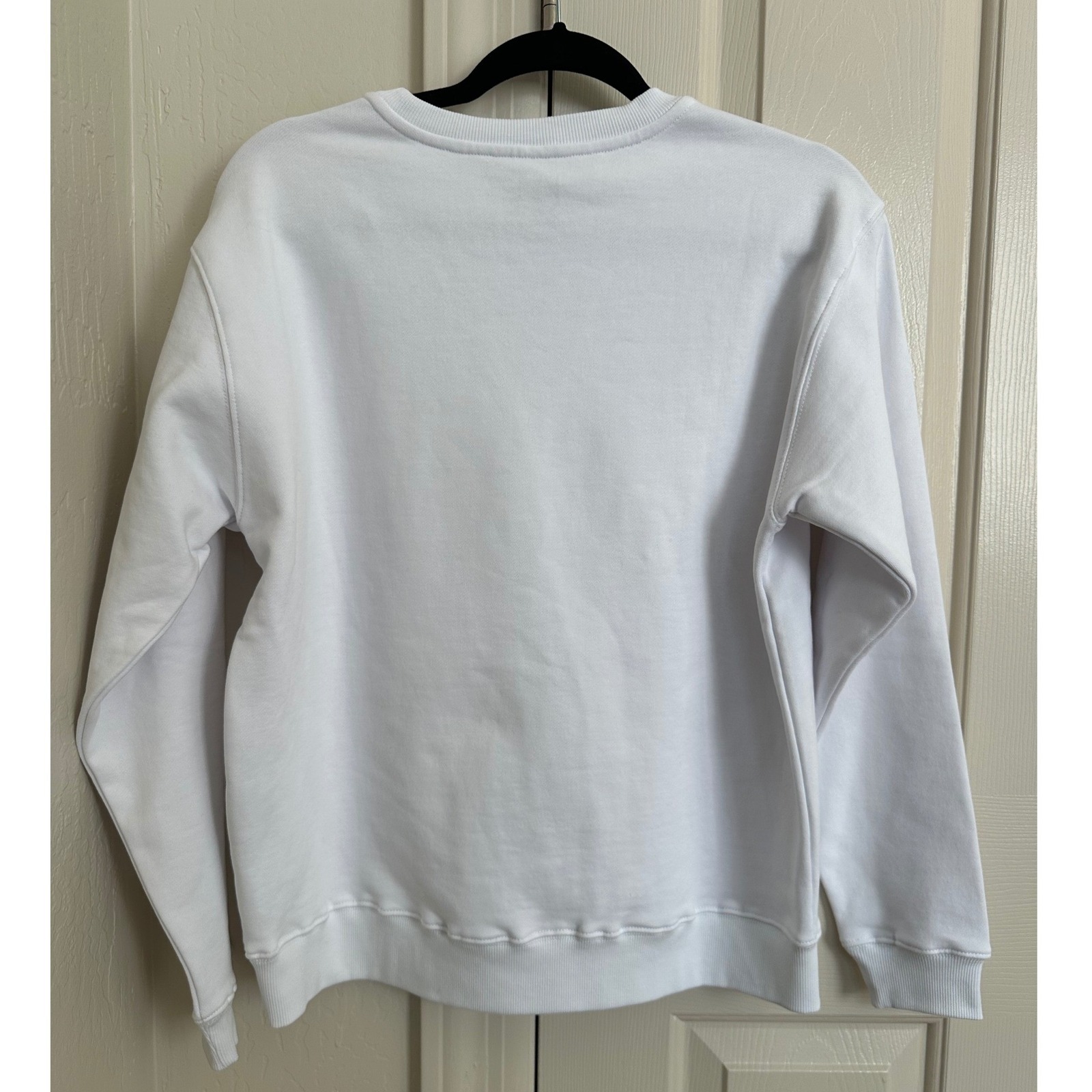 Unfortunate Portrait Nwt Haute Dogs Sweatshirt White Graphic Crewneck Xs — image 4 of 8